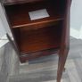 Corner glass cabinet (bought in 1983) in immaculate condition Image 4