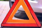 AA Warning Triangle For Breakdown Roadside Emergency Hazard - EU Driving Legal Standard For Cars Vans Trucks - Storage Case Included
