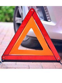 AA Warning Triangle For Breakdown Roadside Emergency Hazard - EU Driving Legal Standard For Cars Vans Trucks - Storage Case Included