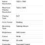 Home Cinema Projector.Dell S570P 1920x1080 ultra short throw 3D Full HD Image 7