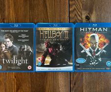 Hitman (Extreme Edition), Hellboy II and Twilight - Blu-ray Movie