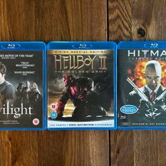 Hitman (Extreme Edition), Hellboy II and Twilight - Blu-ray Movie