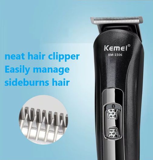 Kemei KM-1506 Multifunctional USB Hair Clipper Rechargeable Electric Hair Clipper Electric Shaver Head Beard Shaver Hair Clipper
