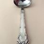 Vintage Danish silver and steel sauce ladle Image 3