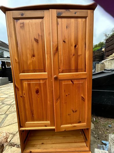 Solid Pine Wardrobe