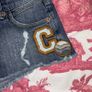 Topshop Moto denim shorts Image 2