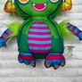 Little Tikes green monster plush approx. 27 cm. Dirty Used Please see photos Image 4
