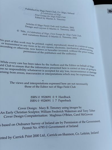 A Celebration of Sligo -Martin A. Timoney