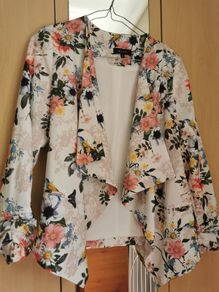 New look floral print blazer UK 8-10