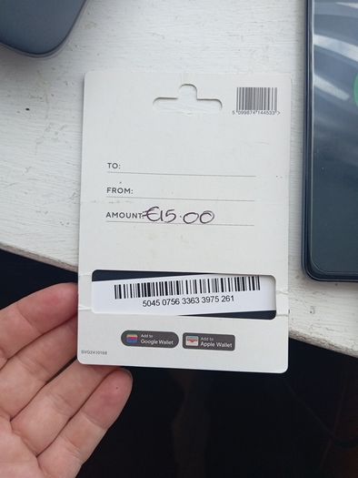 gift voucher