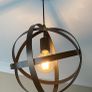 Black Industrial Ceiling Lights | Ceiling Light | Ceiling Light Fitting Round Pendant Lighting Ceiling | Retro Chandeliers Ceiling Light E27 Bulb For Living Room Hallway Kitchen Bedroom Lighting (FREE SHIPPING) Image 6