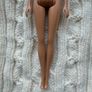Barbie Mattel Body 2010 Head 1998 Silver earrings Blond red lips damaged leg Please look at the pictures Image 5