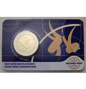 Finland 2 Euro Base Metals Brilliant Uncirculated Coin 2025 - 100 Years of Finland-Sweden Athletics International