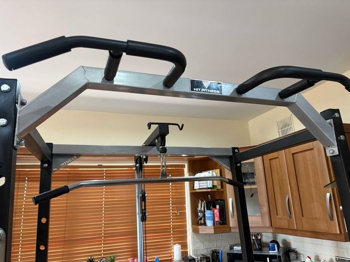 Finest Gym Weightlifting Set Up On Adverts, Fully Integrated Upper And Lower Cable System, Power Squat Rack, Olympic Weights And Bar, Dumbbells, Bench, Chin Up And More!!!