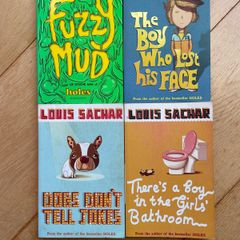 louis sachar books x4