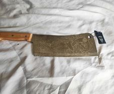 Cleaver Knife 10 inch Cammin Casket by Di'Casteel