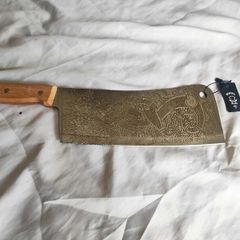 Cleaver Knife 10 inch Cammin Casket by Di'Casteel