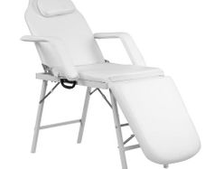 Mobile Foldable Cosmetics Treatment Massage Table Bed Relaxing Therapy Couch Adjustable Space-Saving