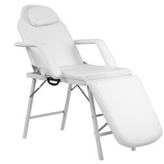 Mobile Foldable Cosmetics Treatment Massage Table Bed Relaxing Therapy Couch Adjustable Space-Saving