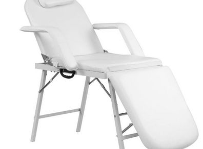 Mobile Foldable Cosmetics Treatment Massage Table Bed Relaxing Therapy Couch Adjustable Space-Saving