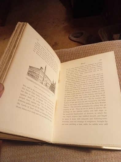 1898 Ave Roma Immortalis. Studies from the Chronicles of Rome. Vol. I. Religious. Vintage.