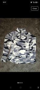 Ski base layer cammo quarter zip