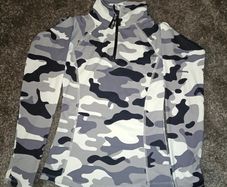 Ski base layer cammo quarter zip
