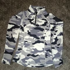 Ski base layer cammo quarter zip