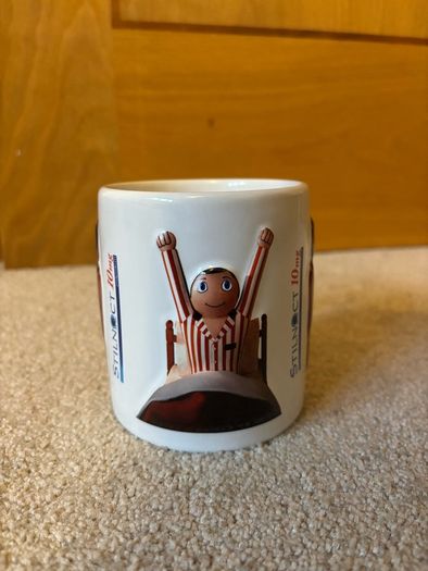 Vintage Stilnoct Zolpidem Pharma Mug 3D Embossed Sleep Medicine Advertising Promo
