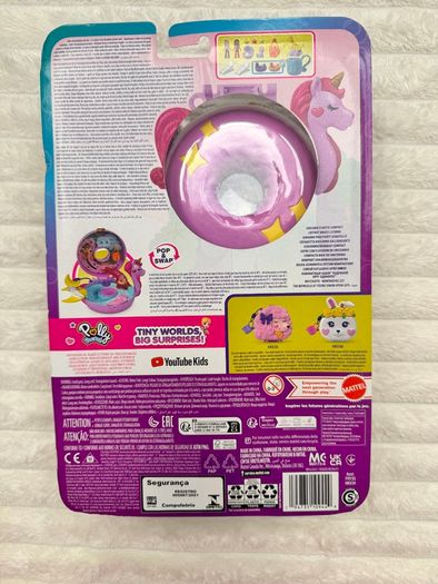 Polly Pocket Micro Doll Sparkle Cove Adventure Unicorn Floatie Compact Playset new Please look at the pictures