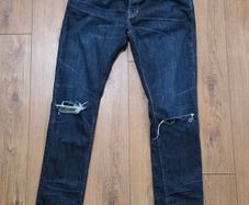 All Saints Cigarette Men's Skinny Distressed Jeans Size 32