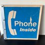 Vintage Phone Inside 30 X 30cm Sign Image 2