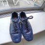 PRADA trainers shoes leather Navy Blue UK6&1/2 EU 40 Monte Carlo Model 4E2791 Image 2