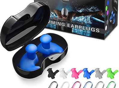 Swimming Earplugs/Nose Clip Set Silicone Waterproof Anti-noise Surf Diving Outdoor Water Sports Pool Accessories