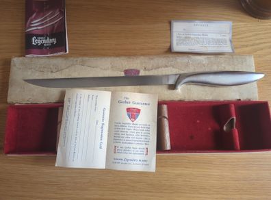 GERBER Legendary blades carving knife