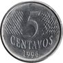Brazil 5 Centavos + 10 Centavos Coins Image 3