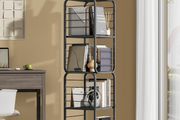 New Rotating Bookcase Corner Shelf  - FREE P&amp;P