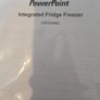 PowerPoint Integrated Fridge Freezer  P87030MG Image 3