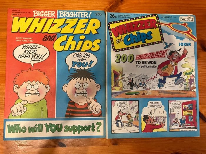 Comics: 'Whizzer and Chips'1987 (22 numbers)
