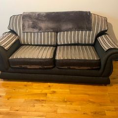 Two three seater sofas