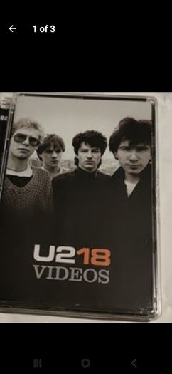 U2 18 videos dvd