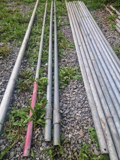 galvanised poles