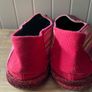 Women's shoes espadrilles Geox Respira canvas and leather flat shoes boho vibe size 5 Image 4