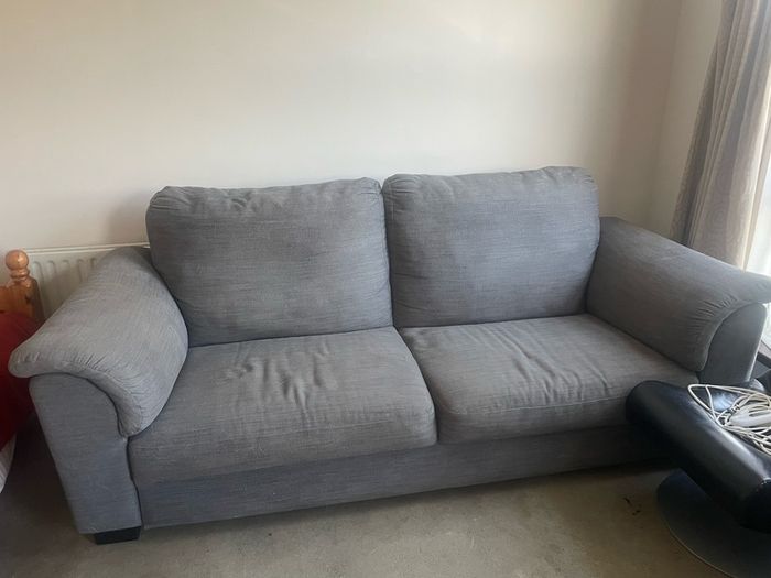 grey 3 seater couch