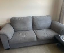 grey 3 seater couch