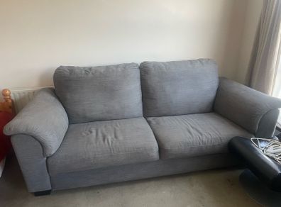 grey 3 seater couch