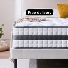 Single Mattress, Hybrid Memory Foam and Spring Mattress, Medium Firm,