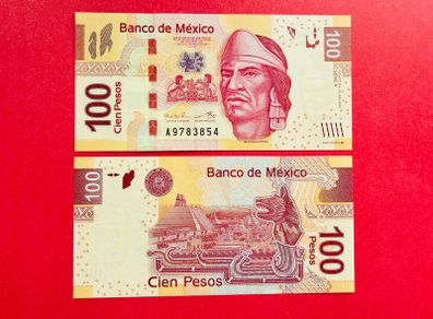 Mexico   100  Pesos.  2012  . Pick  124 .    ( Uncirculated )