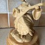 Vintage Midcentury Lady playing a Mandilin Image 2