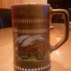 Irish Wade Tankard Irish jaunting car